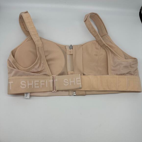 Shefit Luxe Ultimate High Impact Zip Front Sports Bra Size Large Fitness - Picture 8 of 10